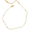 Anklet med emalje, Gull