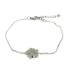 Armbånd med lykke-kløver, S