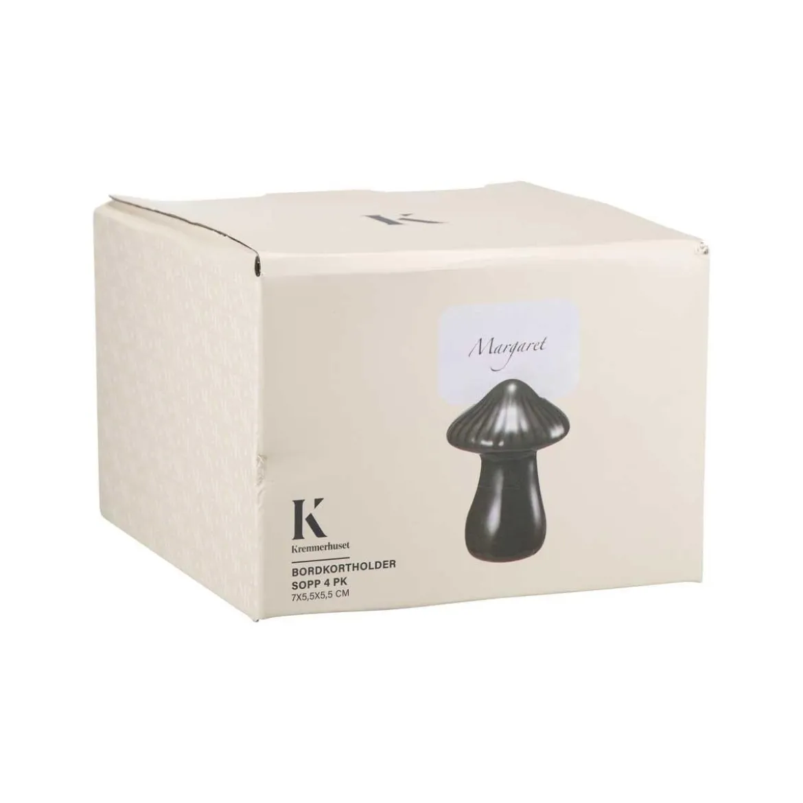 Bordkortholder sopp 4 pk