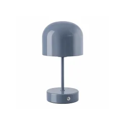 Bordlampe Napoli oppladbar 24 cm blå