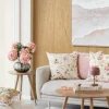 Bordlampe Napoli oppladbar 24 cm rosa