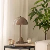Bordlampe Paris 44 cm mørk beige