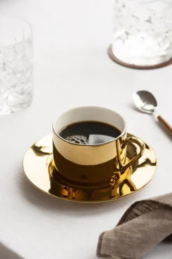 Cafesett Luksus kopp med skål