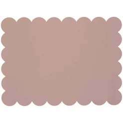 Dekkebrikke Scallop, rosa
