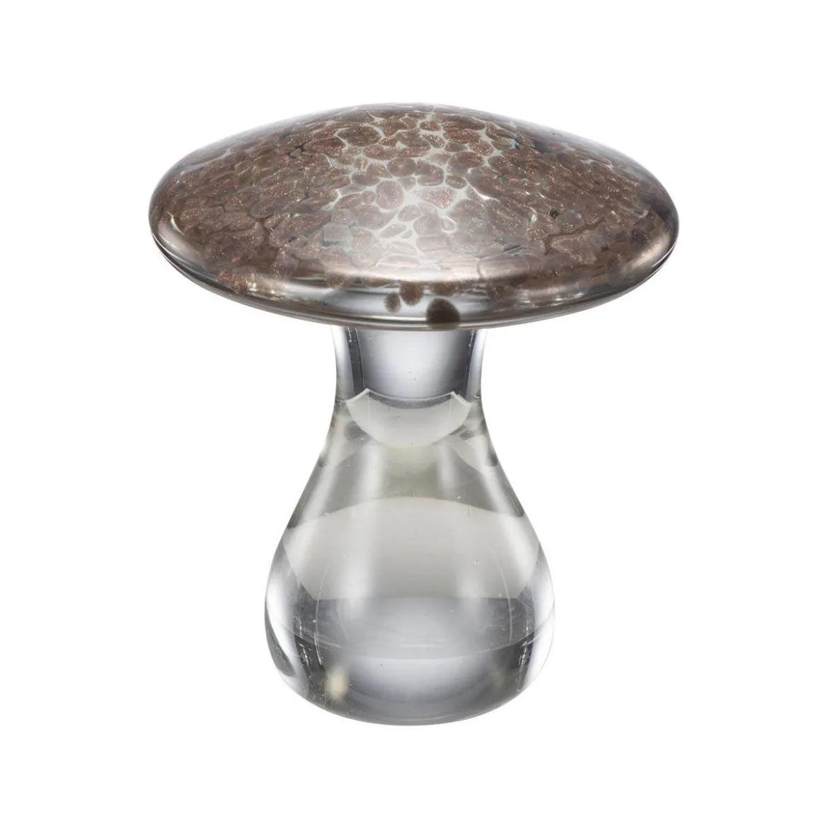 Dekorfigur Sopp i glass 10,5 cm