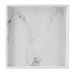 Fat marmor hvit 25x25cm
