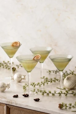 Glass Celine Martini 4 pk