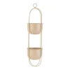 Hengepotte dobbel 58 cm beige
