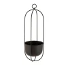 Hengepotte Singel 45 cm sort