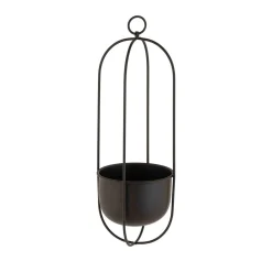 Hengepotte Singel 45 cm sort