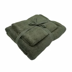 Håndklesett 2 pk grønn