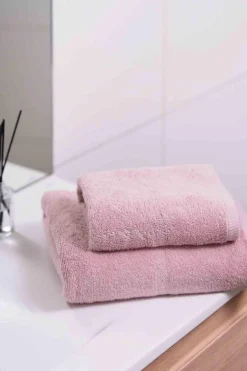 Håndklesett 2 pk rosa