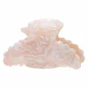 Hårklype Scallop beige