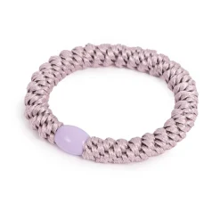 Hårstrikk Lavendel m/lilla perle