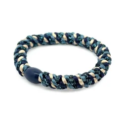 Hårstrikk, navy, blue, sand