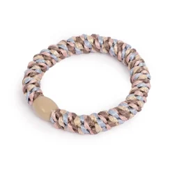 HårstrikkTuttifrutti grå/rosa/blå m/beige
