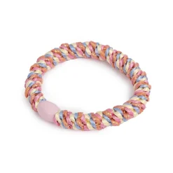 Hårstrikk Tuttifrutti rosa/blå/krem/perle