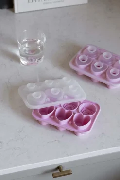 Isbitform hjerter & blomster