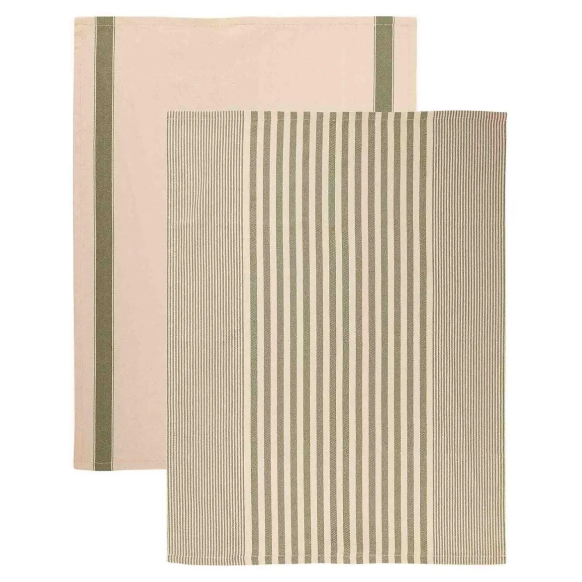 Kjøkkenhåndkle Georg 50x70 sett oliven