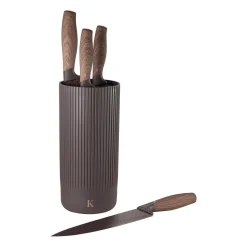 Knivsett Scandi brun
