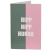 Kort Hipp hipp hurra