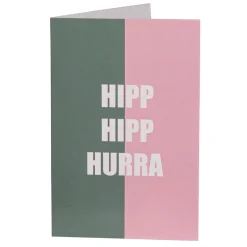 Kort Hipp hipp hurra