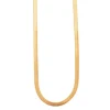 Kort kjede, snake chain, Gull