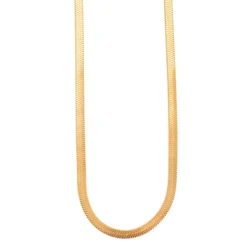 Kort kjede, snake chain, Gull