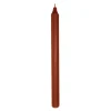 Kronelys 27cm brent oransje