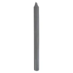 Kronelys 27cm lys grå