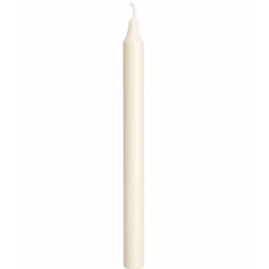 Kronelys 27cm offwhite