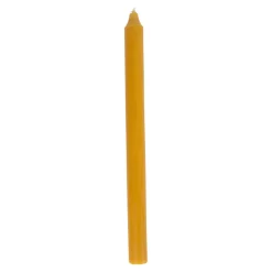 Kronelys 27cm oker