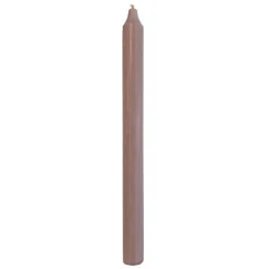 Kronelys 27cm rosa
