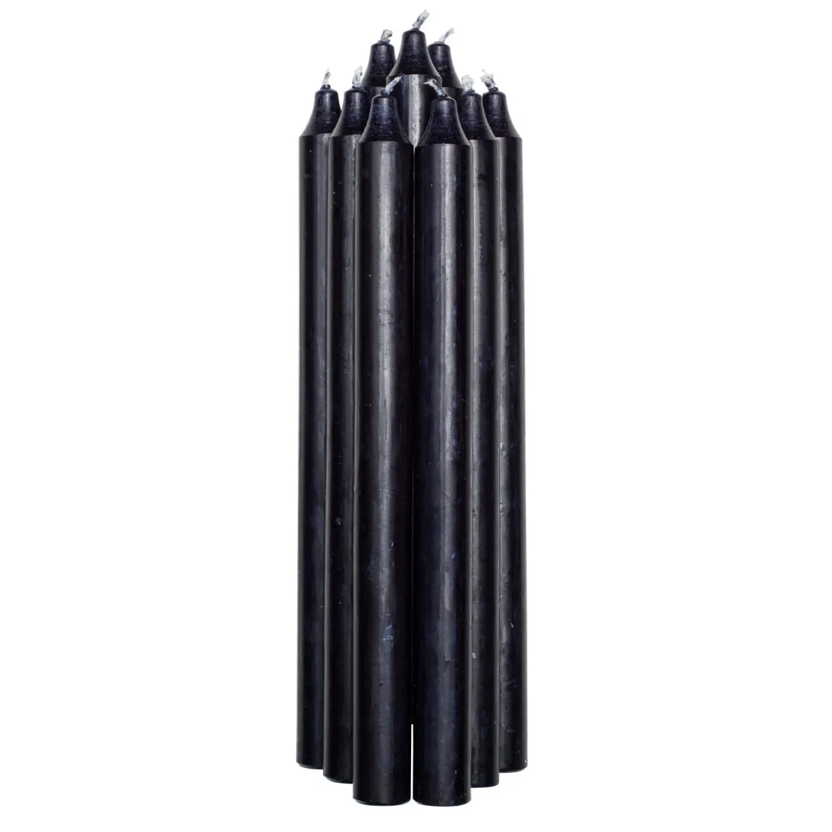 Kronelys 27cm sort