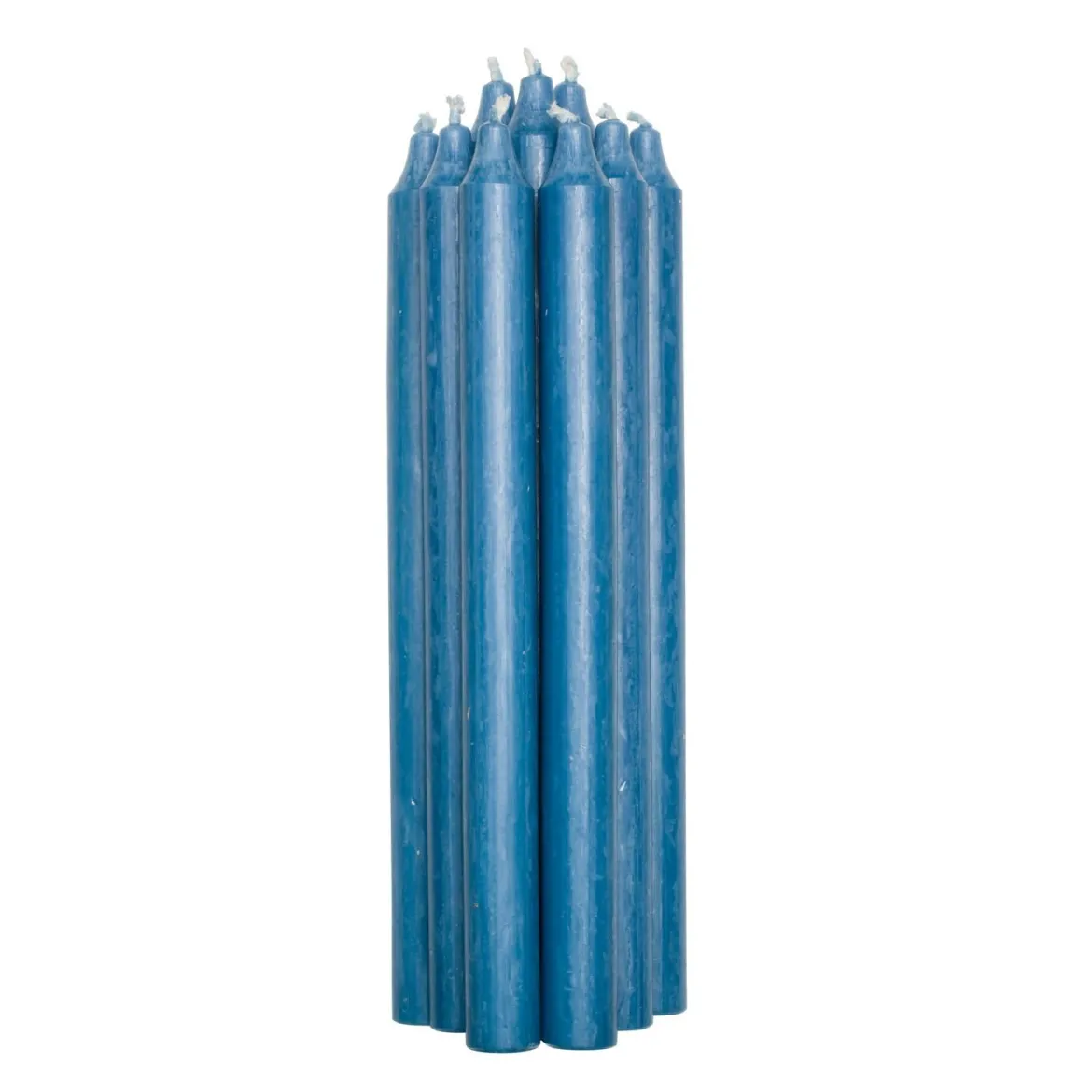 Kronelys 27cm Støvblå