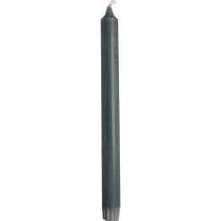 Kronelys 100% stearin 27,5 cm blå