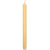 Kronelys 100% stearin 27,5 cm gul