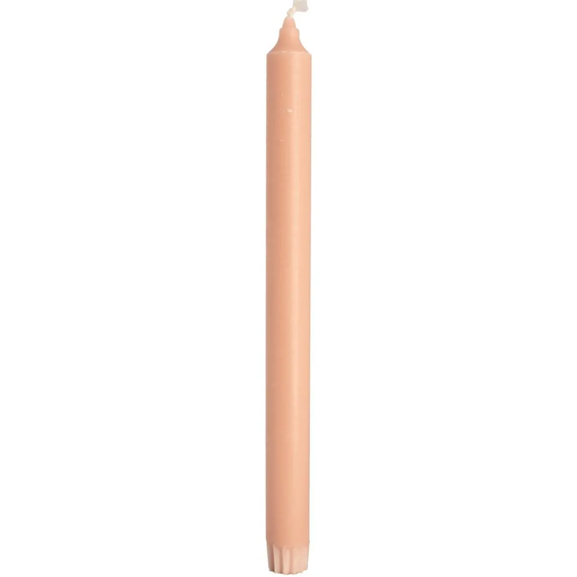 Kronelys 100% stearin 27,5 cm rosa