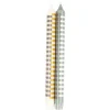 Kronelys 100% stearin, 2 pk Stripe