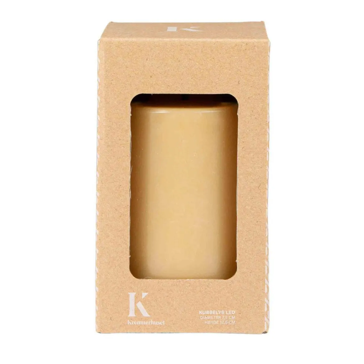 Kubbelys LED 12,5 cm karamell