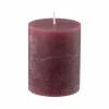 Kubbelys Rustikk 9cm bordeaux