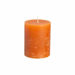 Kubbelys Rustikk 9cm brent oransje