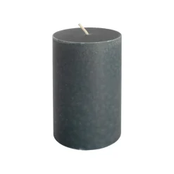 Kubbelys 100% stearin 10cm blå