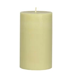 Kubbelys 100% stearin 10cm lys grønn