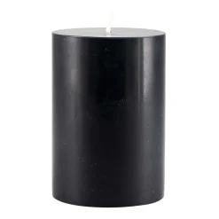 Kubbelys 100% stearin 10 cm Sort