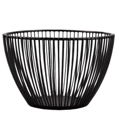 Kurv String Lea Sort 15 cm
