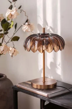 Lampe Heritage 36,5 cm brun