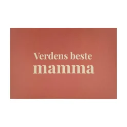 Liggende kort Verdens beste mamma