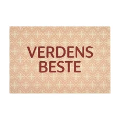 Liggende kort Verdens beste rosa