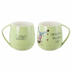 Lykketegning - Glede Krus 45 cl grønn